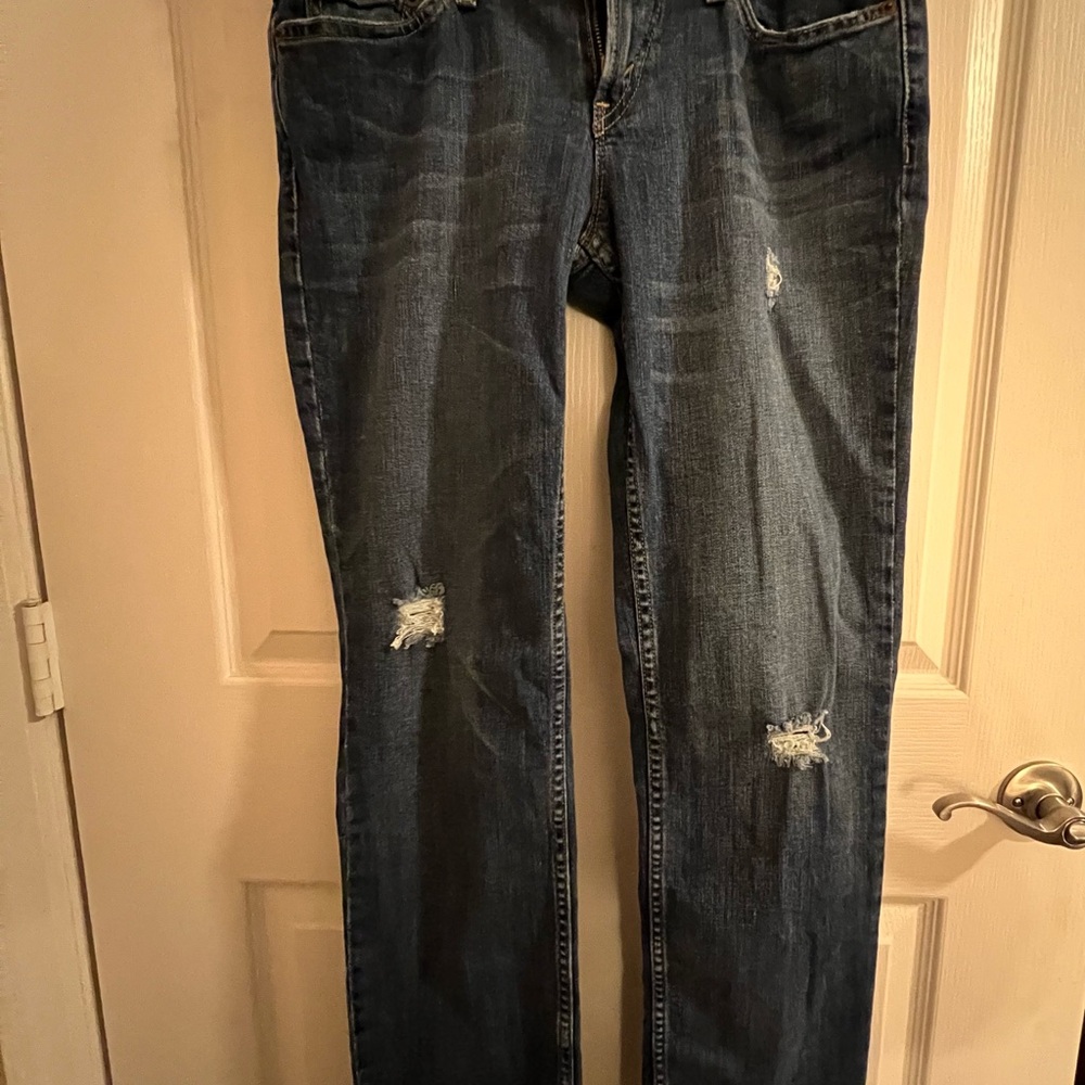 Levi’s Women's Distressed Blue Jeans